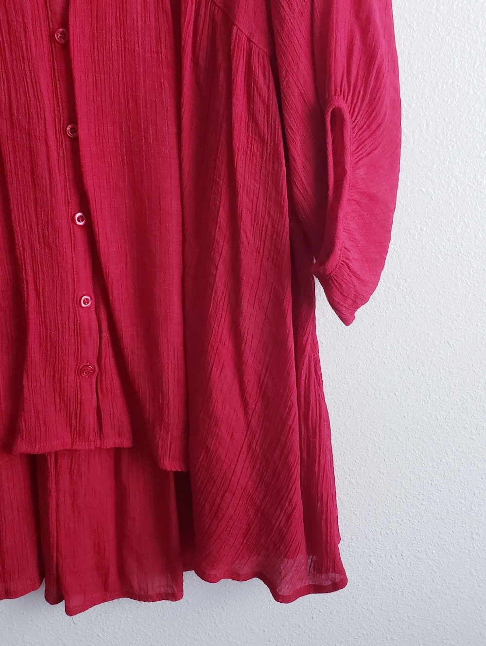 Umgee Pamala 1/2 Sleeve Swing Blouse - Picture 5 of 8